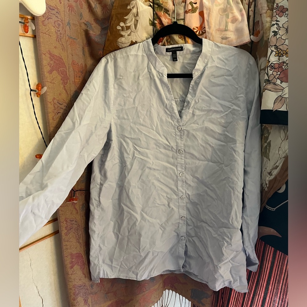 Blue dress shirt